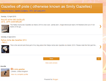 Tablet Screenshot of gazellesoffpiste.blogspot.com