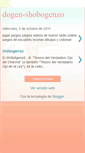 Mobile Screenshot of dogen-shobogenzo.blogspot.com