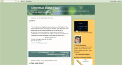 Desktop Screenshot of conversasdaquiedali.blogspot.com