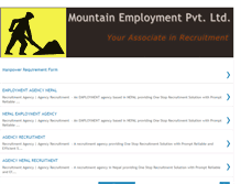 Tablet Screenshot of manpoweragencynepal.blogspot.com