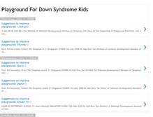 Tablet Screenshot of downsyndromekidsplayground.blogspot.com