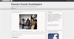 Desktop Screenshot of estudiosuzukiguadalajara.blogspot.com
