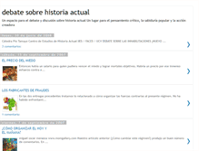 Tablet Screenshot of debatesobrehistoriactual.blogspot.com