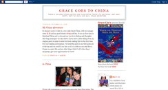 Desktop Screenshot of gracegoestochina.blogspot.com