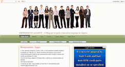 Desktop Screenshot of empregosalgarve.blogspot.com