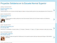 Tablet Screenshot of ensproyectossolidarios.blogspot.com