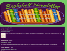 Tablet Screenshot of bookshelfnewsletter.blogspot.com