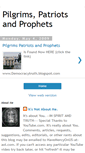 Mobile Screenshot of pilgrimspatriotsprophets.blogspot.com