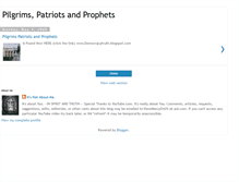 Tablet Screenshot of pilgrimspatriotsprophets.blogspot.com