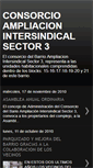 Mobile Screenshot of consorcioampliacionintersector3.blogspot.com