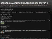 Tablet Screenshot of consorcioampliacionintersector3.blogspot.com