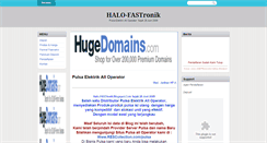 Desktop Screenshot of halo-fastronik.blogspot.com