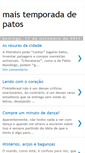 Mobile Screenshot of maistemporadadepatos.blogspot.com