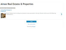 Tablet Screenshot of aimeerealestates.blogspot.com