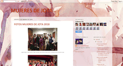 Desktop Screenshot of mujeresdejota.blogspot.com