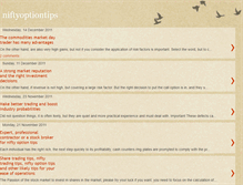 Tablet Screenshot of niftyoptions12.blogspot.com