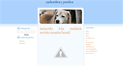 Desktop Screenshot of cachorritosyperritos.blogspot.com