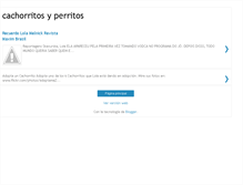 Tablet Screenshot of cachorritosyperritos.blogspot.com