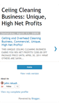 Mobile Screenshot of ceilingcleaning.blogspot.com