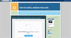 Desktop Screenshot of buildawebsitethatsells.blogspot.com