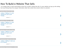 Tablet Screenshot of buildawebsitethatsells.blogspot.com