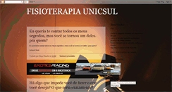 Desktop Screenshot of fisioterapiaunicsul08.blogspot.com