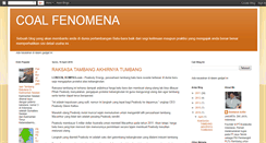 Desktop Screenshot of coal-fenomena.blogspot.com