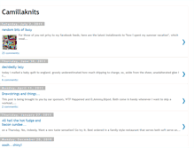 Tablet Screenshot of camillaknits.blogspot.com