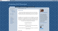 Desktop Screenshot of countrygirlgourmet.blogspot.com
