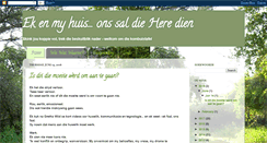 Desktop Screenshot of huisvrou.blogspot.com