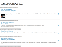 Tablet Screenshot of lunesdecinemateca.blogspot.com