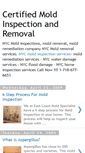Mobile Screenshot of certifiedmoldinspectionandremoval.blogspot.com