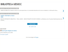 Tablet Screenshot of biblioteca-uesocc-edu-sv.blogspot.com