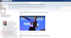 Desktop Screenshot of patrick-dixon-presentations.blogspot.com