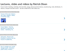 Tablet Screenshot of patrick-dixon-presentations.blogspot.com