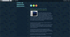 Desktop Screenshot of centrodereparacionelectronica.blogspot.com