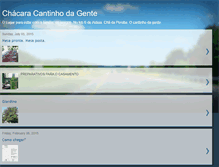 Tablet Screenshot of cantinhodagente.blogspot.com