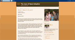 Desktop Screenshot of open-adoption.blogspot.com