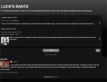 Tablet Screenshot of lucksrants.blogspot.com