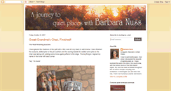 Desktop Screenshot of barbaranuss.blogspot.com