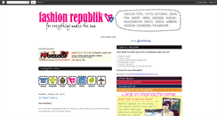 Desktop Screenshot of fashionrepublik.blogspot.com