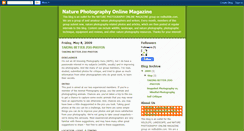 Desktop Screenshot of naturephotographyonlinemagazine.blogspot.com