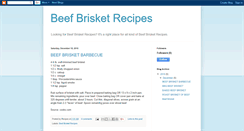 Desktop Screenshot of beef-brisket-recipes.blogspot.com