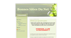 Desktop Screenshot of idees-du-net.blogspot.com