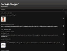 Tablet Screenshot of dahaga-blogger.blogspot.com
