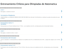 Tablet Screenshot of entrenamientoolimpicochile.blogspot.com