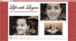 Desktop Screenshot of mylifewithlogan.blogspot.com