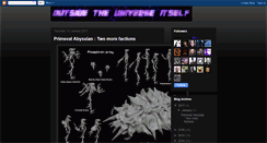 Desktop Screenshot of outsidetheuniverseitself.blogspot.com