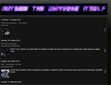 Tablet Screenshot of outsidetheuniverseitself.blogspot.com