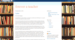 Desktop Screenshot of foreverateacher.blogspot.com